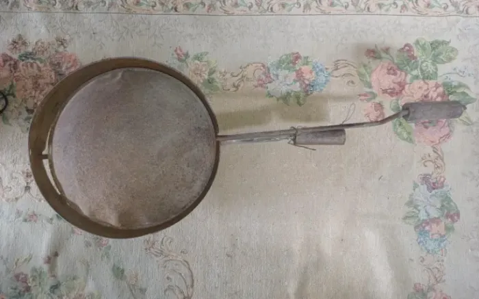 Torrador de café antigo 76cm