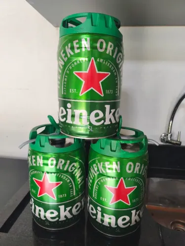 Barril Heineken 5L vazio (7 unidades)