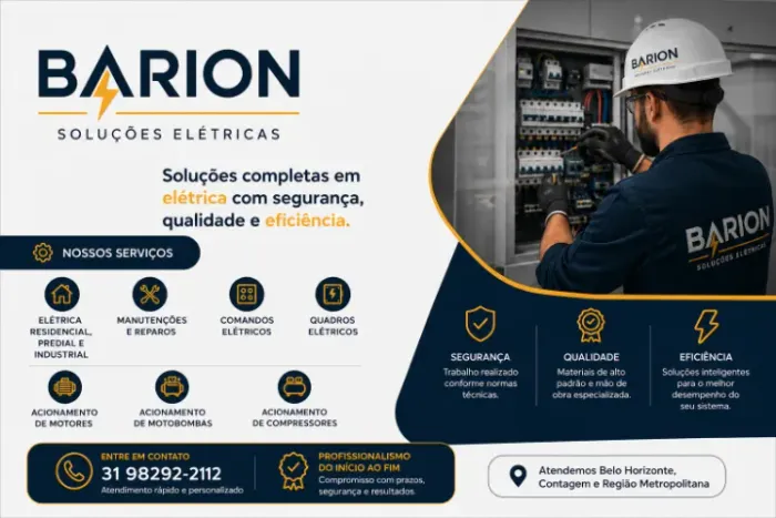 Eletricista Belo Horizonte e Região Metropolitana