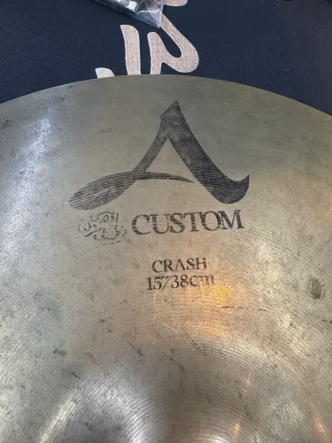 Prato zildjian a custom crash 15 polegadas medida rara corte rápido 