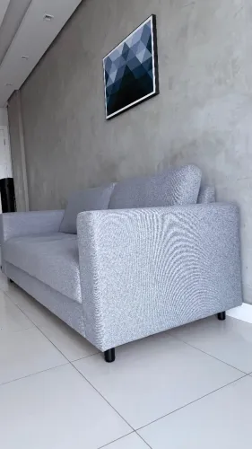 Sofá 3 lugares Muy Cinza