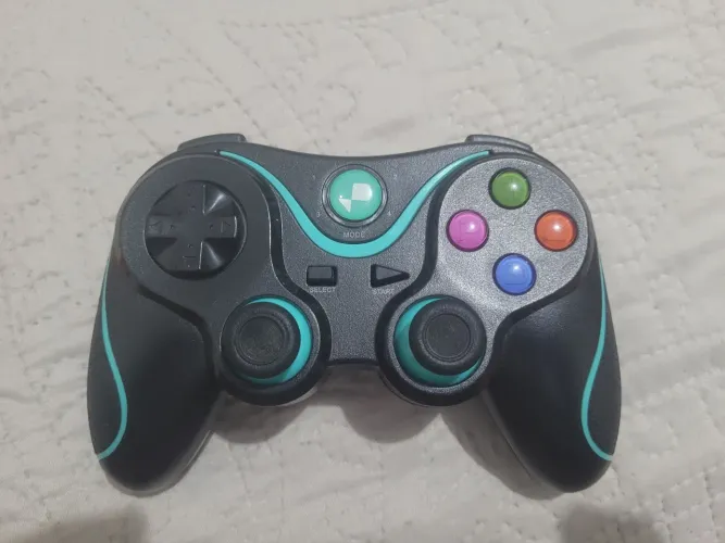 Controle Joystick Bluetooth + suporte para Celular Tablet Android