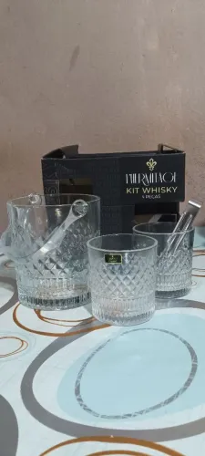 Kit whisky para beber ou decorar 