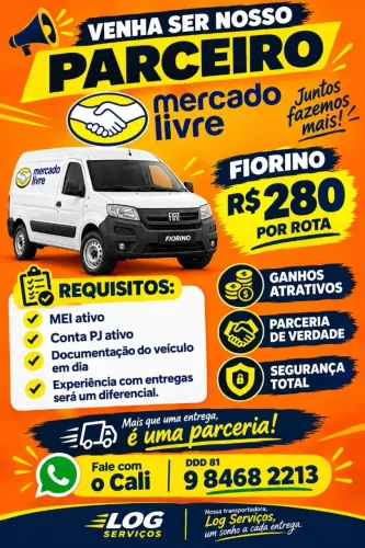 ENTREGADOR (MERCADO LIVRE)