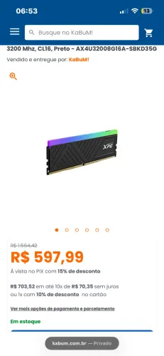 Memoria ram 3200mhz xpg