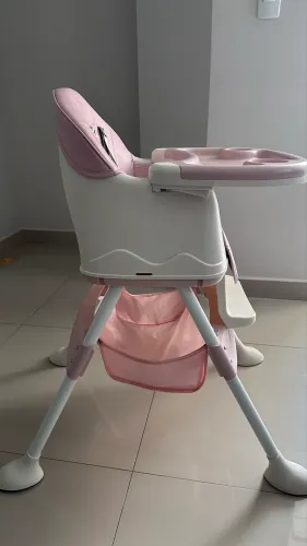 Cadeirão de Alimentação Maxi Baby Rosa