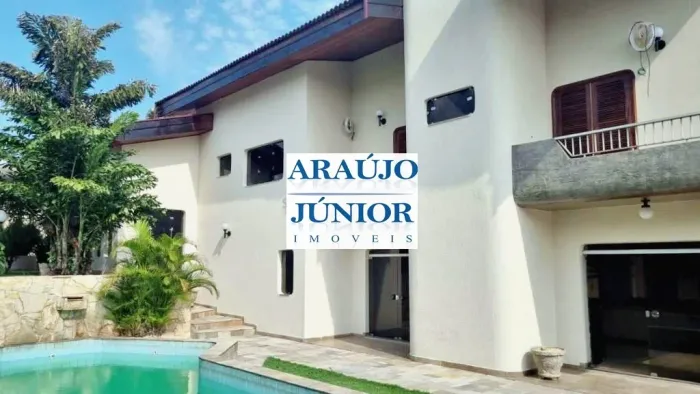 Casa de Luxo para Locação em Americana-SP: 4 Quartos, 2 Suítes, 2 Salas, 5 Banheiros, 6 Va