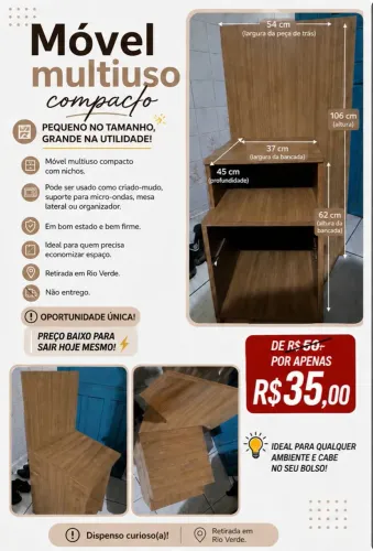 Criado-mudo em Rio Verde-GO