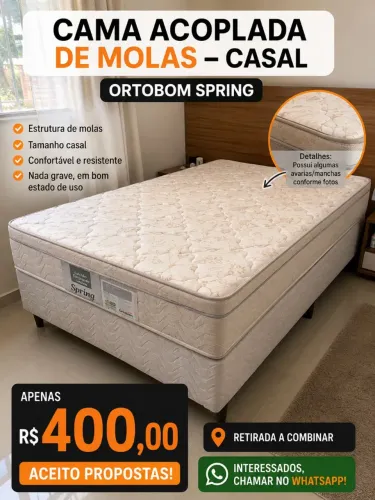 CAMA BOX CASAL MOLAS
