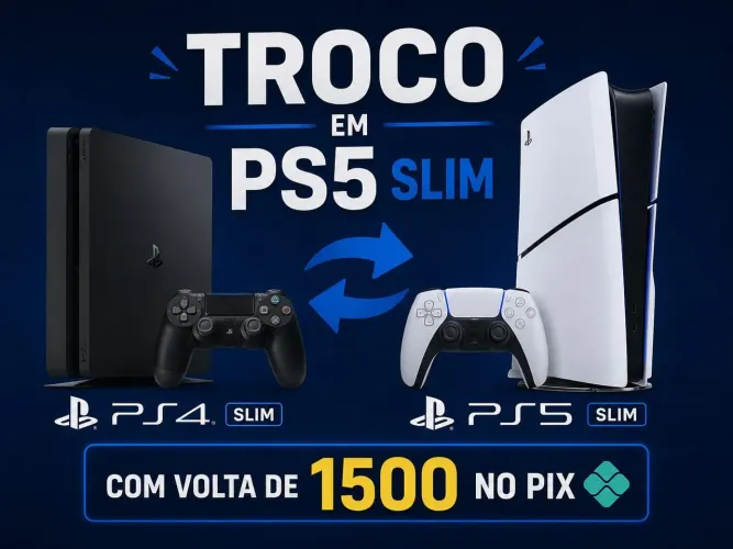 Apenas troco! Em PS5 ou Nintendo Switch 2 dou boa volta