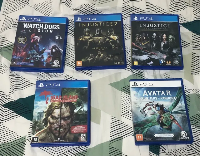 Jogos ps4/ps5 troca