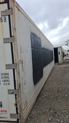 Reefer com revestimento em fibra sem motor e sem piso