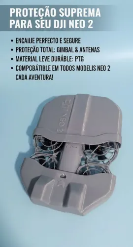 Case Para DJI NEO 2 Com Espaço Para Proteção Da Antena