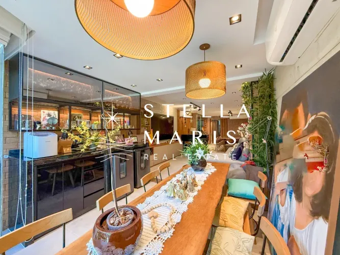 Maison Leblon, Apartamento de alto padrão, totalmente reformado com 173 m2, 4 suítes e 3 v