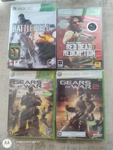 Jogos Xbox 360 originais e lacrados