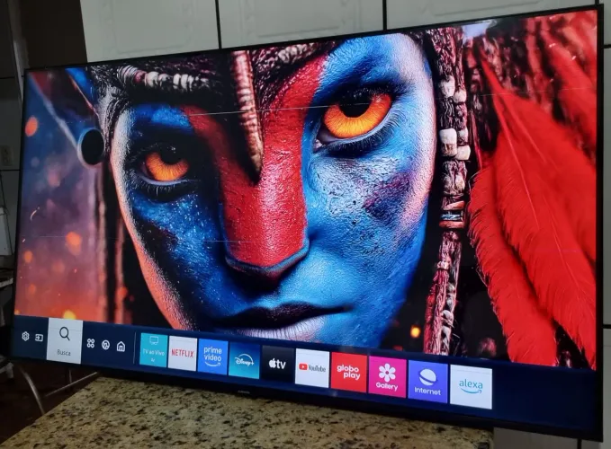 Tv Smart 50 polegadas Samsung 4K Crystal 