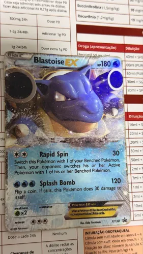 Carta Blastoise EX XY30 Holo Promo - Pokémon TCG