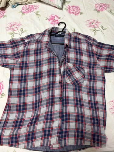 Camisa xadrez masculina estilos para festa junina tamanho 3 , veste até G