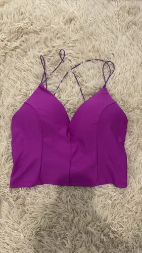 Cropped roxo 