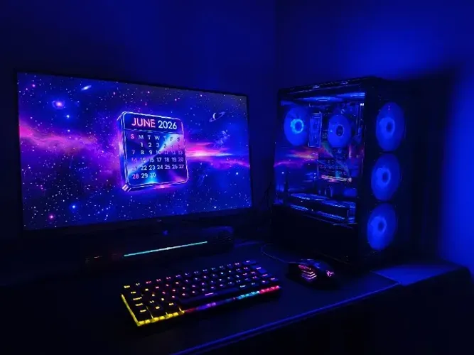 PC Gamer Ryzen 5 ARGB - 16GB - NVME - RX - Monitor 27"