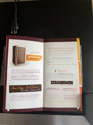 Adega Brastemp para vinhos. Duas temperaturas.