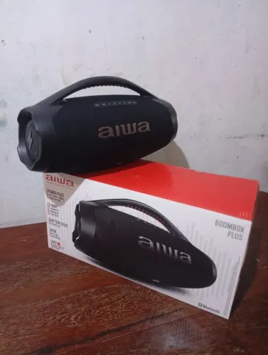 Caixa amplificada boombox plus aiwa