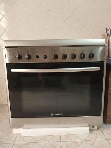 Fogão/Forno de embutir 5 bocas Bosch 