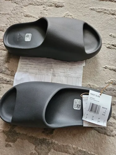 Chinelo Adidas Yeezy Slide Granite ID4132 tam 44/45