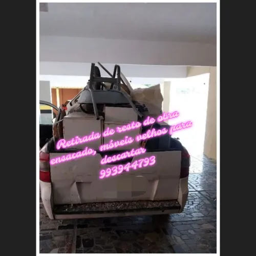 Retirada resto de obra e móveis velhos para descartar 