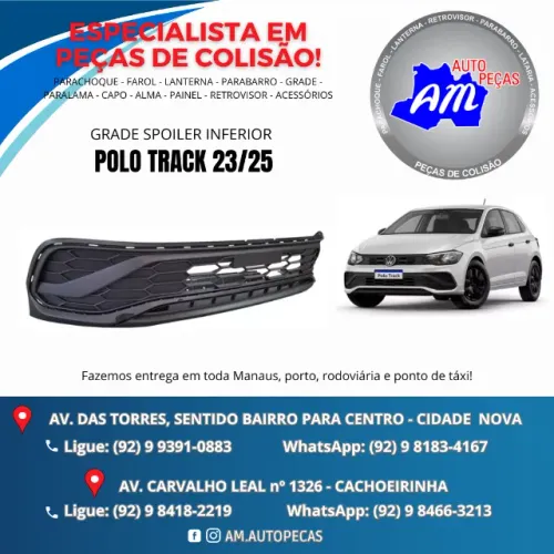 grade parachoque novo polo track