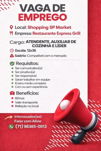 Vaga de emprego