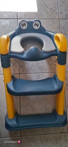 Assento redutor escada infantil para vaso