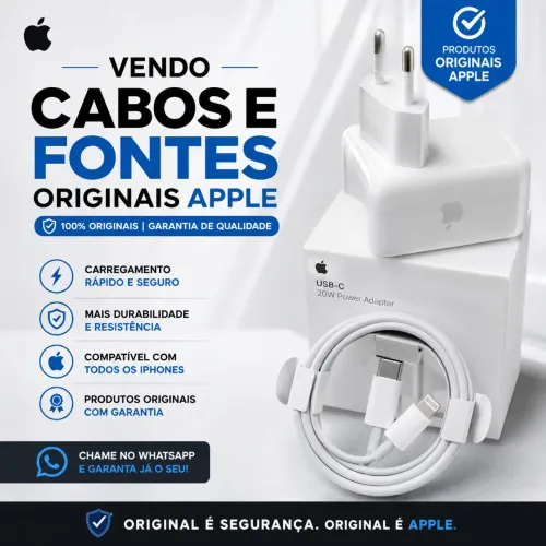 CABOS E FONTES ORIGINAIS APPLE