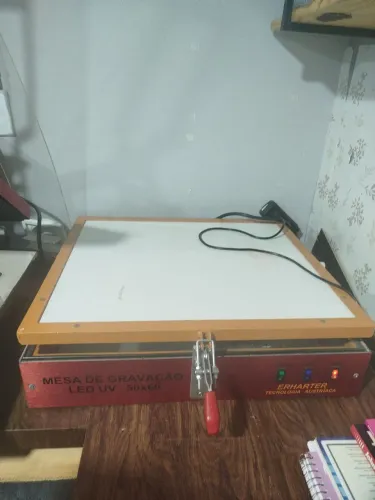 Mesa Luz Reveladora Led 110/220v Gravação Tela Silk Screen