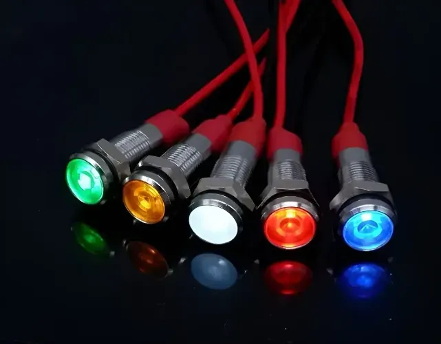 Luz Piloto Led, Luz Óleo, Alternador, 8mm 12v