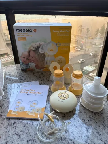 Kit desmamadeira elétrica Medela e outros acessórios