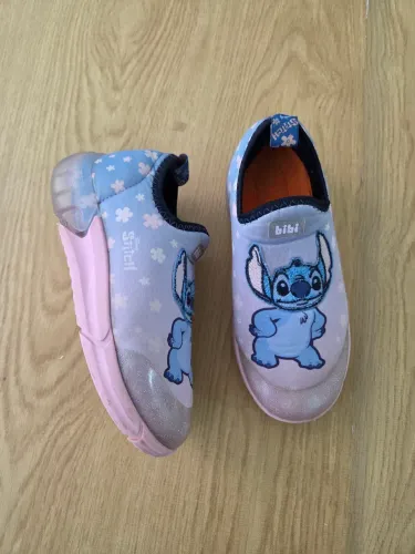 tênis slip on bibi stitch com luzes infantil 29