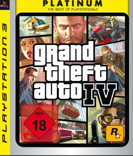 GTA 4 Edição Platina PS3. Grand Theaft Auto IV Playstation 3