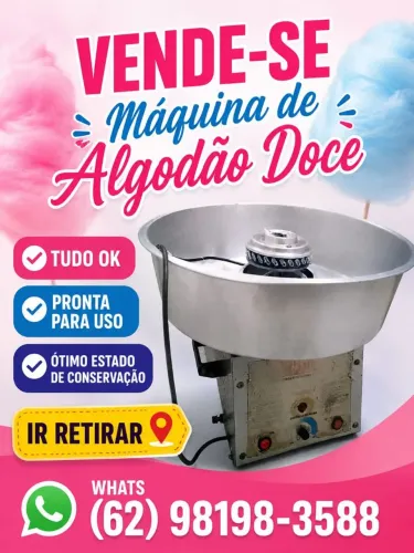 Vende-se máquina de algodão doce