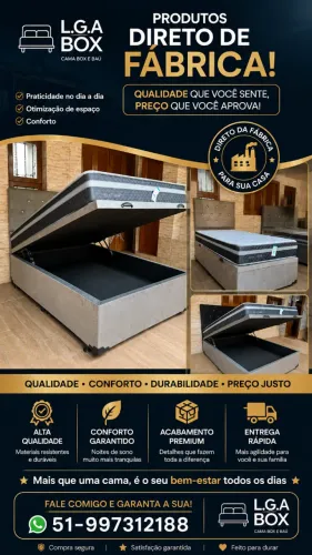CAMA BOX E BAÚ