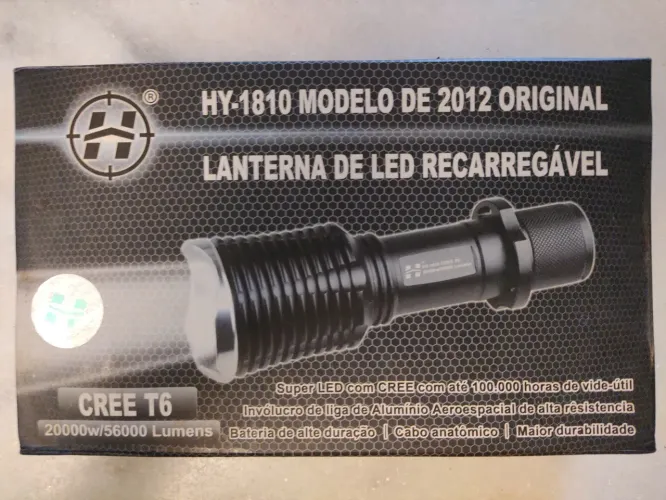 Lanterna Tática HY-1810 20000W/56000 Lumens