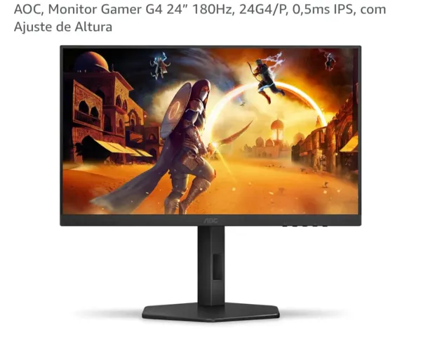 Monitor AOC 24 polegadas 180hz