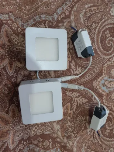 2 Luminárias 10 x10 cm