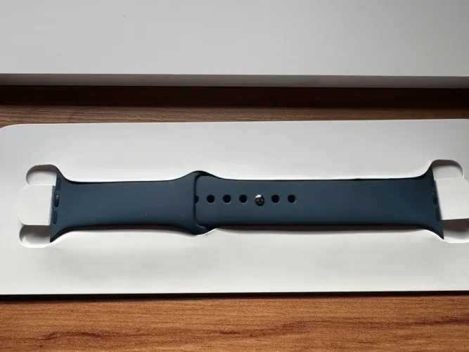 Pulseira Esportiva Original Apple Watch 45mm M/G Azul (Storm Blue) - ABERTA SEM USO