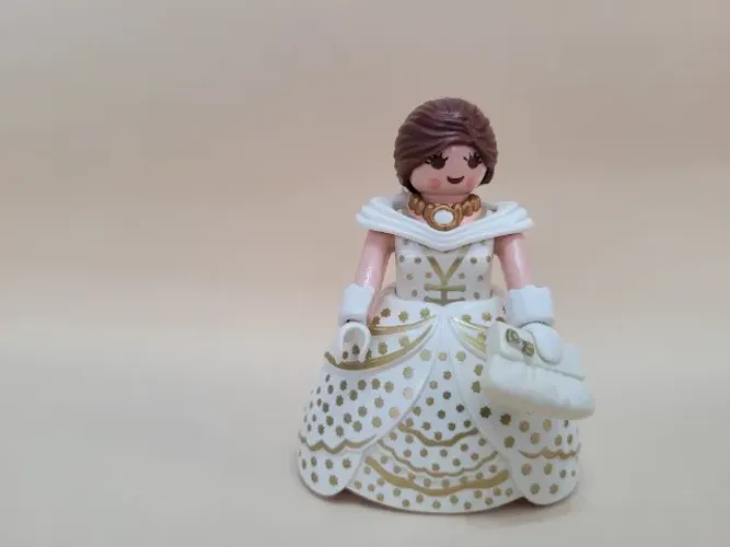 Boneco Playmobil Dama De Branco