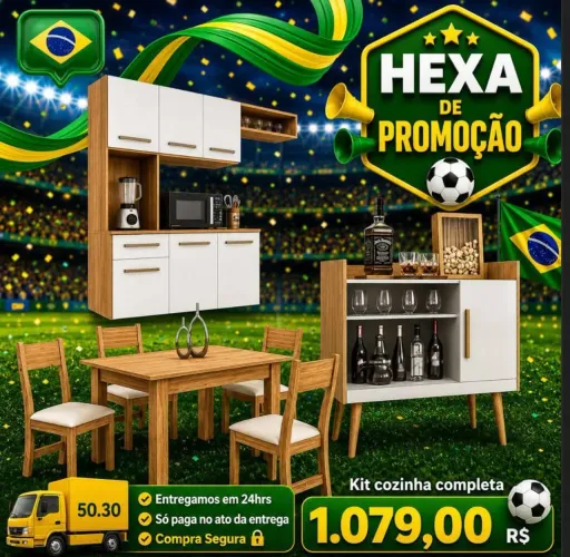 Móveis novos direto da fábrica e geladeiras e fogões " usados em excelentes condições