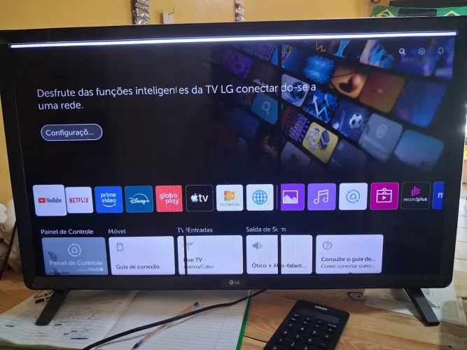 Televisão 32 smart LG com controle