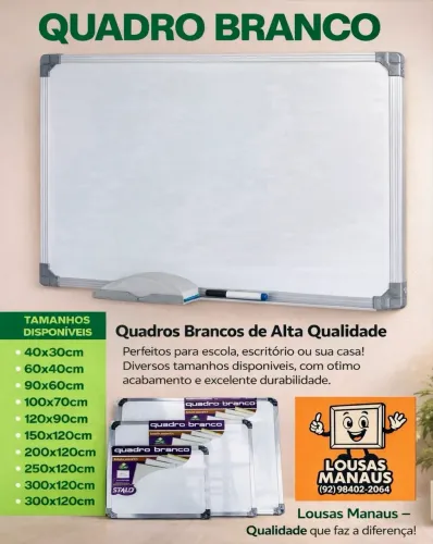 Quadros brancos/Lousa escolar 