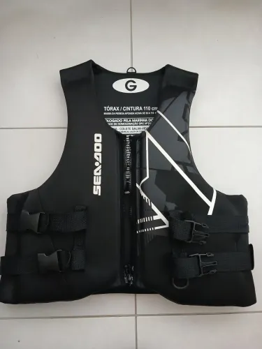 Colete salva vidas SEADOO tamanho G + colete infantil 40kg