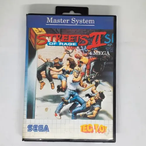 Jogo Streets Of Rage II para Master System (Fotos Reais)